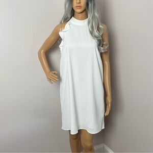 Jack by BB Dakota White Ruffle Dress – Size Small – Perfect for Bridal Events